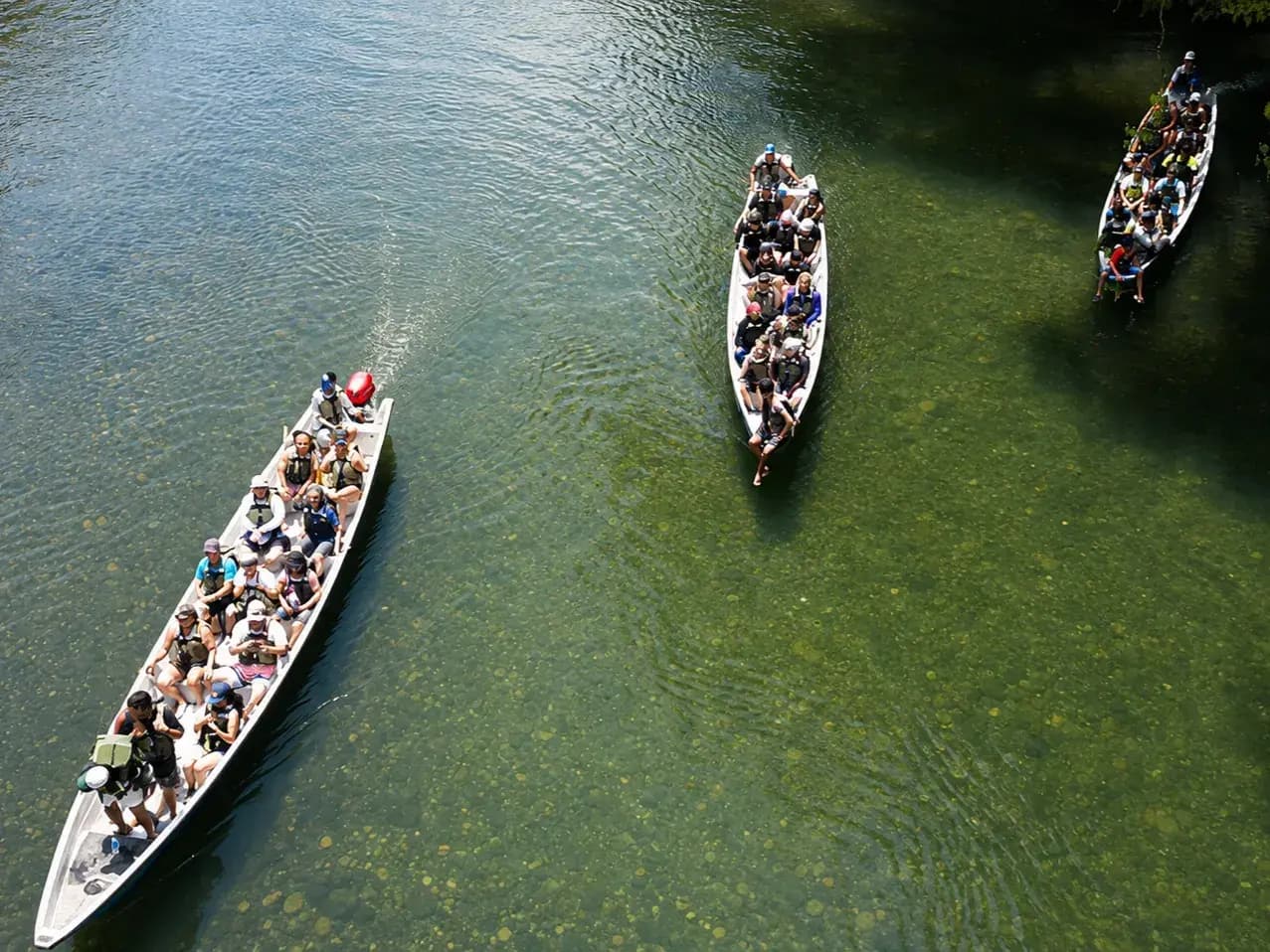 Canotaje en el Río La Miel